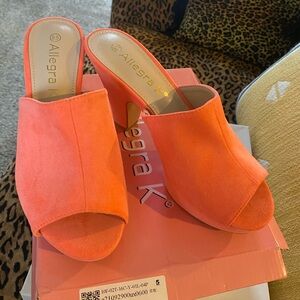 Adorable slip on shoes by Allegra K. Never worn.